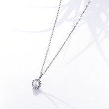 画像をギャラリービューアに読み込む, K18WGアコヤベビーパールペンダントネックレス(4.0㎜)