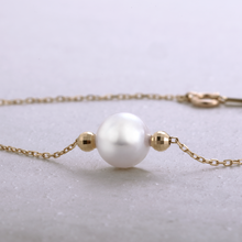 画像をギャラリービューアに読み込む, K18アコヤ本真珠ブレスレット(7.5㎜)