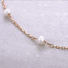 画像をギャラリービューアに読み込む, K18淡水パールブレスレット(3.0㎜)
