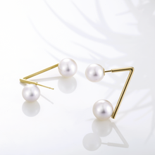画像をギャラリービューアに読み込む, K18アコヤ本真珠ピアス(7.5㎜~8.0㎜)
