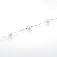 画像をギャラリービューアに読み込む, K18WGアコヤ本真珠ブレスレット(3.0㎜)