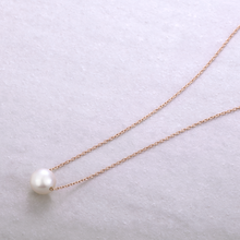 画像をギャラリービューアに読み込む, K18アコヤ本真珠ペンダントネックレス(7.5㎜)