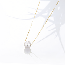 画像をギャラリービューアに読み込む, K18アコヤ本真珠ペンダントネックレス(7.5㎜)