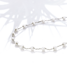 画像をギャラリービューアに読み込む, K18WG淡水パールネックレス(3.0㎜)