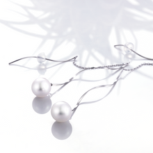 画像をギャラリービューアに読み込む, K18アコヤ本真珠ピアス(8.0㎜)