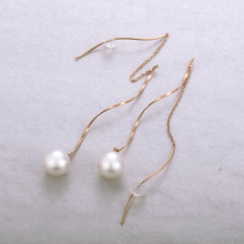 画像をギャラリービューアに読み込む, K18アコヤ本真珠ピアス(8.0㎜)
