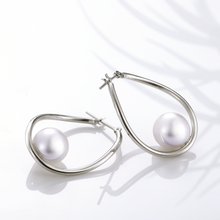 画像をギャラリービューアに読み込む, K18アコヤ本真珠ピアス(8.5㎜)