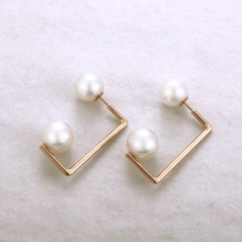 画像をギャラリービューアに読み込む, K18アコヤ本真珠ピアス(7.5㎜~8.0㎜)