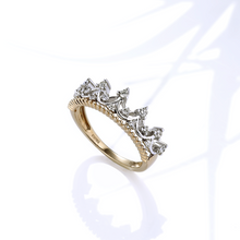 画像をギャラリービューアに読み込む, K18WG/YGダイヤモンドリング