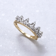 画像をギャラリービューアに読み込む, K18WG/YGダイヤモンドリング