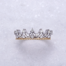 画像をギャラリービューアに読み込む, K18WG/YGダイヤモンドリング