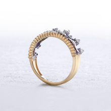画像をギャラリービューアに読み込む, K18WG/YGダイヤモンドリング